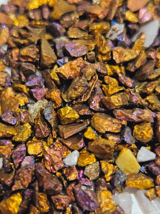 Chalcopyrite rough Chips Natural Untreated Genuine Gems Gemstone 23gm Bundle H1
