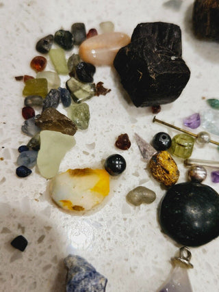 Genuine Gems Gemstone Beads & Tumbles Unakite You Get all! 61gms Bundle Opal H1
