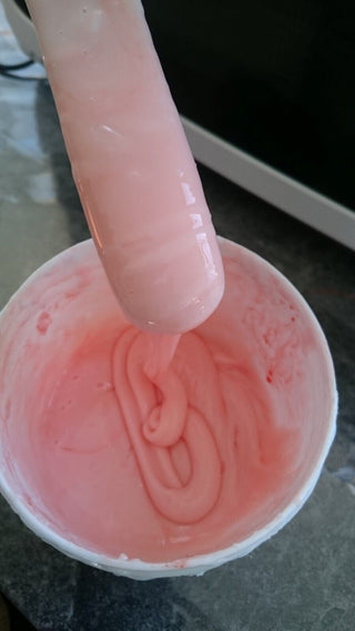 1kg ORANGE LIQUID SILICONE rubber for mould making Easy DIY make your own 50% Off Quick Setting