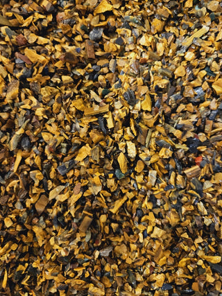 TIGER EYE GEM CRYSTALS Natural Genuine Rough Chips Tiny beautiful colours gems