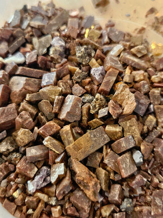 Rough Natural Garnet Bundle 55g Genuine Gems Gemstone Browns Reds Australian G5