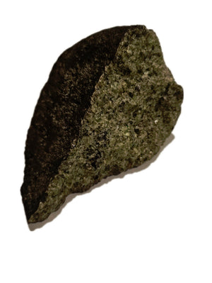 Olivine Bomb Peridot Crystals Geode 463gms Genuine Gems Gemstone Basalt Lava G6