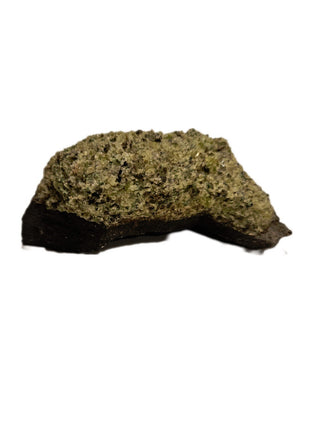 Olivine Bomb Peridot Crystals Geode 276gms Genuine Gems Gemstone Basalt Lava G6