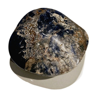 Magnificent Sodalite Dome Palm Stone 251gms Genuine Gems Gemstone Huge BLUE G6