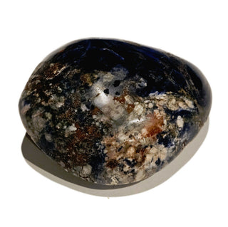 Magnificent Sodalite Dome Palm Stone 251gms Genuine Gems Gemstone Huge BLUE G6