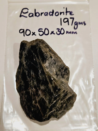 Labradorite Spectrolite Cut Chunk Specimen 197gms Genuine Gems Gemstone G6