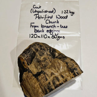 Petrified Wood Specimen From Branch 1.22kgs Intricate Genuine Gems Gemstone G6