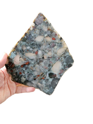 African Bloodstone Slice Polished HUGE 362gms Genuine Gems Gemstone G6