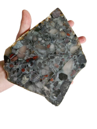 African Bloodstone Slice Polished HUGE 362gms Genuine Gems Gemstone G6