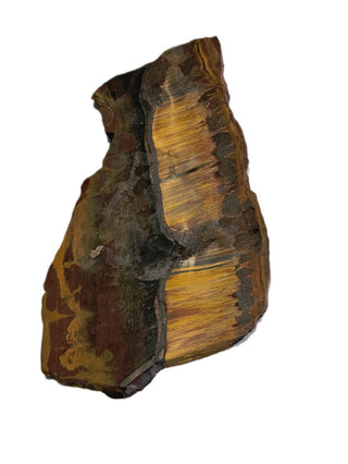 Polished Tiger Eye Slice With Iron Hematite 102gms Genuine Gems Gemstone G6