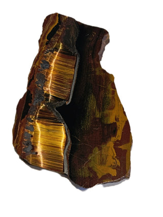 Polished Tiger Eye Slice With Iron Hematite 102gms Genuine Gems Gemstone G6