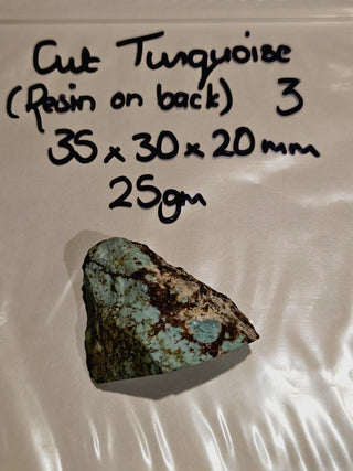 Cut Turquoise 25gms Beautiful Blues Natural Untreated Genuine Gems Gemstone G6