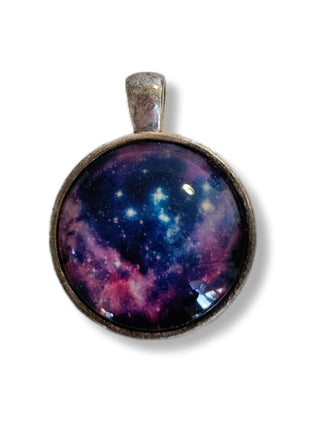 Pendant Galaxy Style images Glass Hand Made Artist Australia