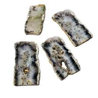 4 X Gem Quality Natural Opalite Slices Australian Genuine Gems Gemstone H1