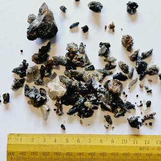 Tourmalinated Quartz Bundle Natural Tourmaline Genuine Gems Gemstone H1