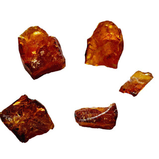 Natural Amber 5 Pieces 35gm Genuine Gems Gemstone Rare Unusual  H1