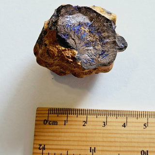 Yowah Opal Purple Nodule 65gm Vibrant Colour threads and Banding Matrix G3