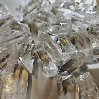 Quartz Crystal Points 393gm BULK LOT Lovely Clarity Genuine Gems Gemstone G5