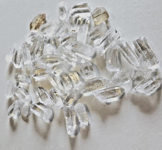 Quartz Crystal Points 393gm BULK LOT Lovely Clarity Genuine Gems Gemstone G5