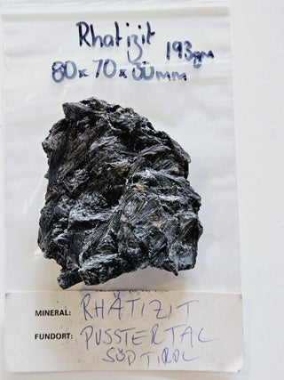 Rhatizit Pusstertal Suptirol Rare Mineral Specimen 193gm Genuine Gemstone G3