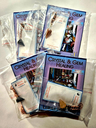 Awaken Your Energies Crystals Book + Gemstone Pendulum: Divine Dowse Predict