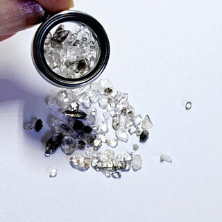 Genuine Herkimer Diamond Crystals Pendant Necklace Jewellery Genuine Openable