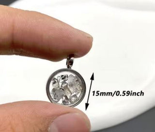 Genuine Herkimer Diamond Crystals Pendant Necklace Jewellery Genuine Openable