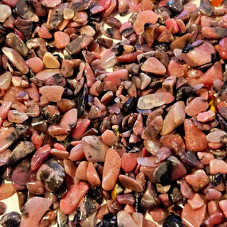 Rhodonite 50gm Australian Ethically collected Tumbled Genuine Gems Gemstone G7