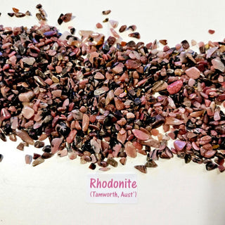 Rhodonite 50gm Australian Ethically collected Tumbled Genuine Gems Gemstone G7