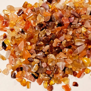 Carnelian 50gm Australian Ethically collected Tumbled Genuine Gems Gemstone G7