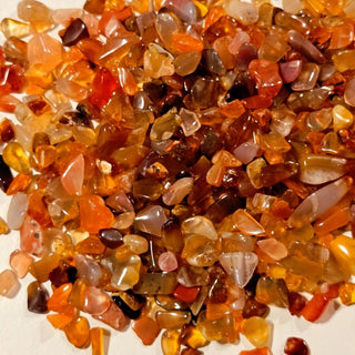Carnelian 50gm Australian Ethically collected Tumbled Genuine Gems Gemstone G7