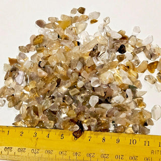 Smoky Yellow Quartz Australian Ethically collected Tumbled Genuine Gemstone G7