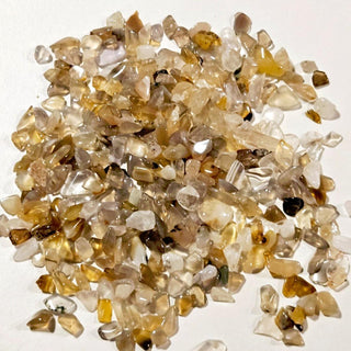 Smoky Yellow Quartz Australian Ethically collected Tumbled Genuine Gemstone G7