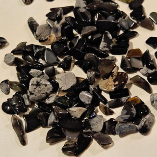 Snowflake Obsidian Australian Ethically collected Tumbled Genuine Gemstone G7