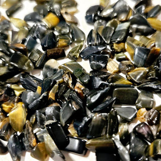 Blue Tiger Eye 25g Australian Ethically collected Tumbled Genuine Gemstone G7