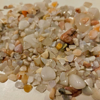 White Pink Quartz 50g Australian Ethically collected Tumbled Genuine Gemstone G7