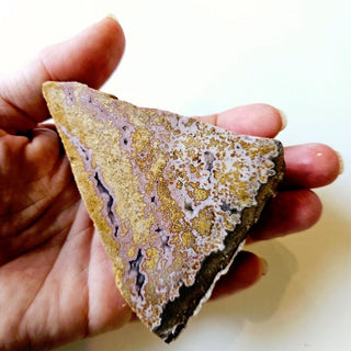 Rare Orbicular Ocean Jasper Stunning Pinks Patterns Crystal Geode Inclusions G1