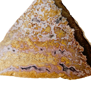 Rare Orbicular Ocean Jasper Stunning Pinks Patterns Crystal Geode Inclusions G1