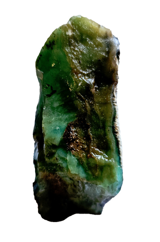Natural Australian Chrysoprase Specimen – Gem Quality – 301g Vivid Greens G1