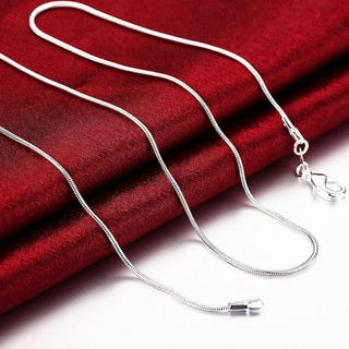 1.0mm Superfine LONG SNAKE Chain - 925 Sterling Silver 45cm Australian