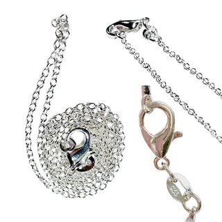 1.0mm Superfine LONG LOOP Chain - 925 Sterling Silver 45cm Australian