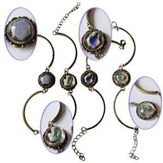 Opal & Resin Bracelet Adjustable Australian Genuine Natural Jewellery