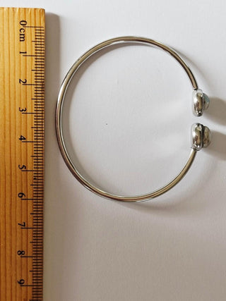 Opal & Resin Double Bangle Adjustable Australian Genuine Natural Jewellery