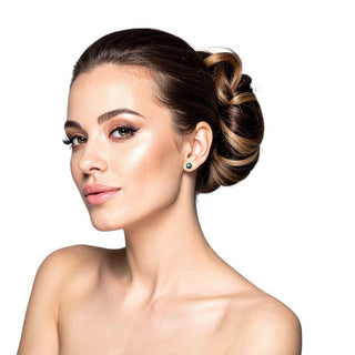 Opal & Resin Ball Earrings Studs Australian Genuine Natural Jewellery