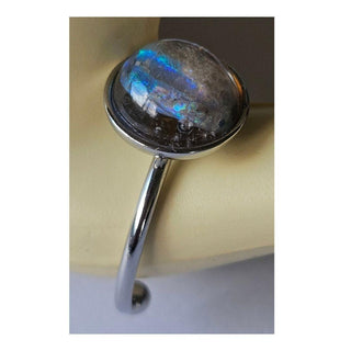 Opal & Resin Ring Ball Design Adjustable Australian Genuine Natural Jewellery