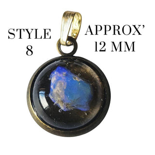 Opal & Resin Pendant Australian Genuine Natural Jewellery RRP $90 Raw opal