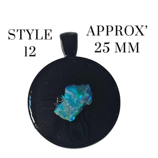 Opal & Resin Pendant Australian Genuine Natural Jewellery RRP $90 Raw opal