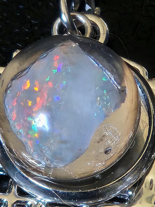 Opal & Resin Earrings Australian Genuine Natural Jewellery RRP $90 Raw opal