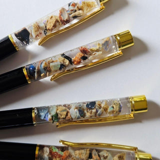 Opal Pen Australian Genuine Natural Not enhanced RRP $160 Raw opal Hand made