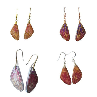 Fairy Wings Resin Earrings Aust' Hand Made Jewellery Artist Created
